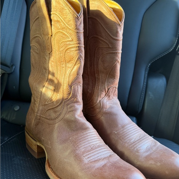 Tecovas Tan/Brown Classic Western Leather Cowboy Boots